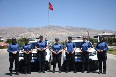 Erzincan’ın kadın polisleri 7/24 görevlerinin başında