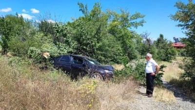 Sürücü Ağaçlara Çarptı, Sağlık Durumu İyi!