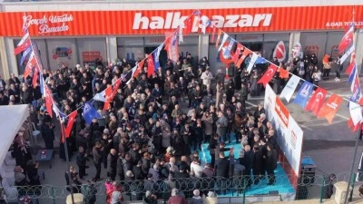 Erzurum B&uuml;y&uuml;kşehir Belediyesi Halk Pazarı&rsquo;nın dokuzuncu şubesini a&ccedil;tı