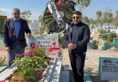Erzurumlu İş İnsanından Acılı Aileye Destek: Rojin Kabaiş’in Mezarını Ziyaret Etti