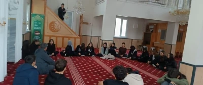 ÇEDES projesi kapsamında öğrenciler manevi değerlerle buluştu