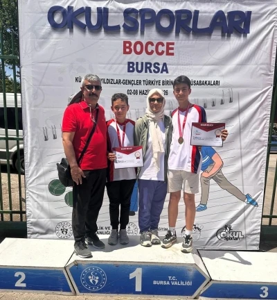 Eskişehir&rsquo;i temsil eden sporculardan Bocce T&uuml;rkiye Şampiyonası&rsquo;nda &ouml;nemli başarı