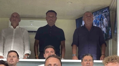 Fatih Terim, Muğla derbisini trib&uuml;nden takip etti
