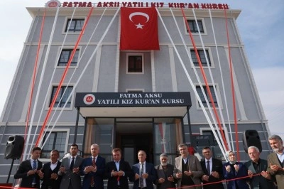 Fatma Aksu Yatılı Kız Kur&rsquo;an Kursu a&ccedil;ıldı