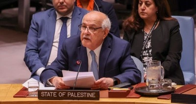 Filistin BM Daimi Gözlemcisi Mansour, BM Güvenlik Konseyi’nde gözyaşlarını hakim olamadı