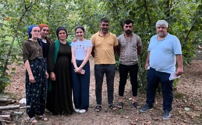 Fındık işçilerine yaşam alanlarında sağlık hizmeti