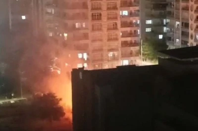 Havai fişek okulu yaktı