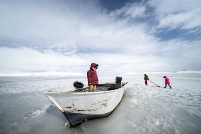 Fotoğraf&ccedil;ılar Donmuş Doğayı Belgeledi