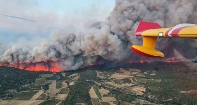 Orman yangınında 1 ölü 9 yaralı