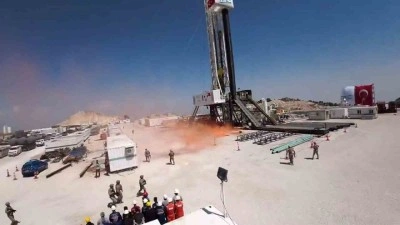 Gabar’da sondaj kulesinde patlama senaryosu gerçeğini aratmadı