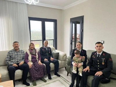 Gaziantep Jandarmasından Şehit ve Gazi Ailelerine Bayram Ziyareti