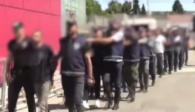 Gaziantep'te 'change araç' operasyonunda 13 şüpheli tutuklandı