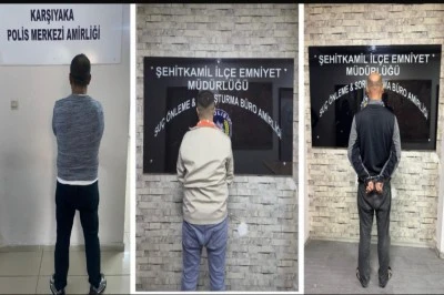 Gaziantep'te Hapis Cezası Bulunan 3 Şüpheli Yakalandı