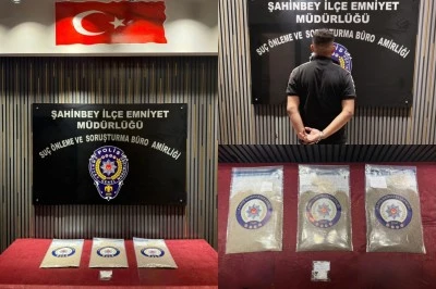 Gaziantep'te Uyuşturucu Operasyonu: 3 Kilo Metamfetamin Ele Geçirildi
