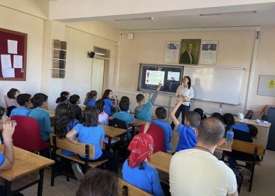 Gazipaşa&rsquo;da &ouml;ğrencilere su tasarrufu ve gıda g&uuml;venliği eğitimi