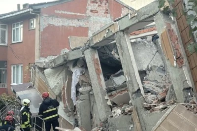 Gebze’de 7 Katlı Bina Çöktü