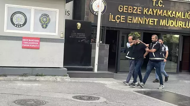 Gebze'de çocuklarının yanında babaya tokat atan sürücü tutuklandı