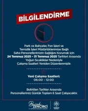 Aşırı sıcaklara karşı mesai düzenlemesi