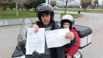 Gitmediği şehirden trafik cezası yedi!