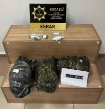 Gölcük’te 1 kilo 123 gram esrar ele geçirildi