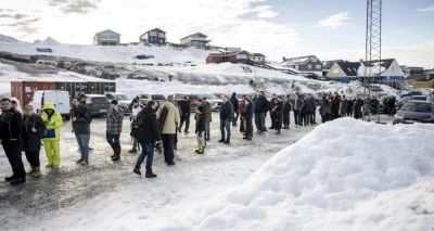 Grönland halkı parlamento seçimi için sandık başında