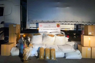 Gümüşhane’de Jandarma ekipleri 644 kilogram kaçak tütün ele geçirdi