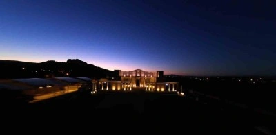 (G&uuml;ncellendi) Paranın ilk basıldığı Sardes Antik Kenti artık gece de parlıyor