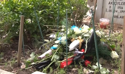 G&uuml;ng&ouml;ren&rsquo;de bı&ccedil;aklanarak &ouml;ld&uuml;r&uuml;len Atlas &Ccedil;ağlayan&rsquo;ın mezarı yapılıyor