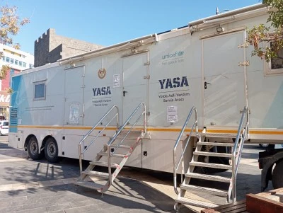 UNICEF’in Acil Yardım Servis Aracı Diyarbakır’da Hizmet Vermeye Başladı