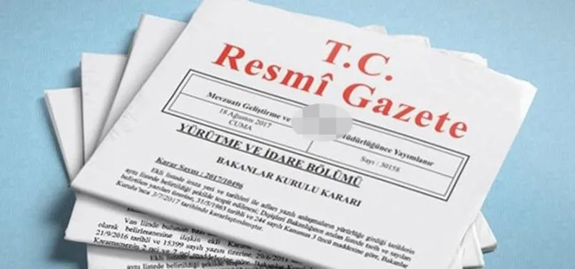 Cumhurbaşkanı Kararı Resmi Gazete&rsquo;de Yayımlandı&nbsp;&nbsp;
