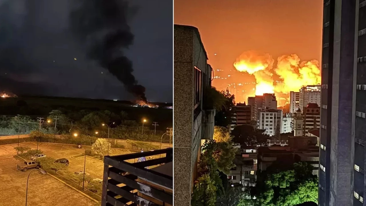 Karakas&rsquo;ta alevler y&uuml;kseliyor: ABD savaş u&ccedil;akları vurdu, Maduro&rsquo;dan topyek&ucirc;n savaş yanıtı!