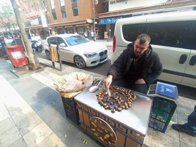 Diyarbakır’da Kestane Tezgâhları Canlandı