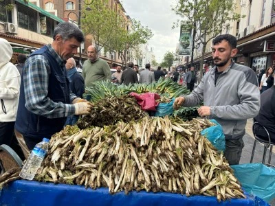 Karacadağ’ın Şifalı Bitkisi Kenger tezgâhlarda yerini aldı