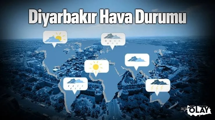 Diyarbakır&rsquo;da&nbsp;bug&uuml;n hava nasıl olacak