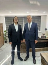 Harun Akg&uuml;l&rsquo;den Eryılmaz&rsquo;a ziyaret