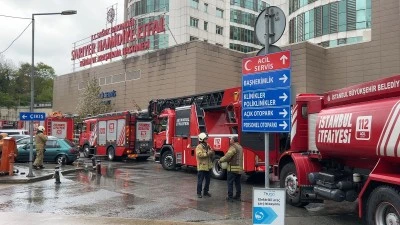 Hastanede korkutan yangın