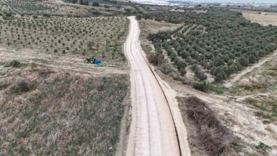 Arsuz’da 6 kilometrelik yolu yenilendi