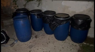 Bin 260 litre fermente halde sahte içki ele geçirildi