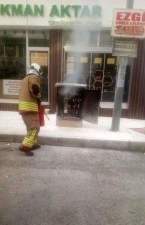 Hatay’da trafo yangını itfaiye ekiplerince söndürüldü