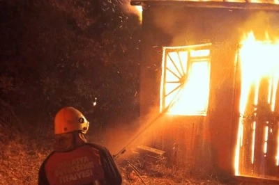 Hekimhan’da Baraka Yangını Korkuttu: Alevler Kısa Sürede Kontrol Altına Alındı