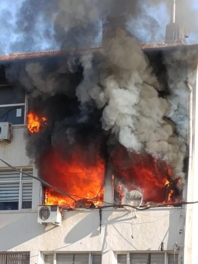 Hilvan Hükümet Konağı'nda Korkutan Yangın