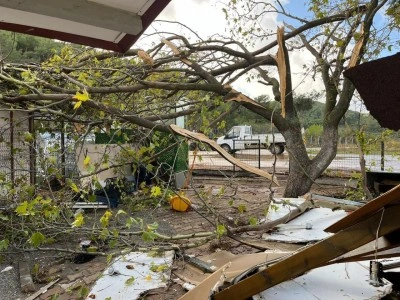 Hortum ve yıldırım Havran’da hasara yol açtı