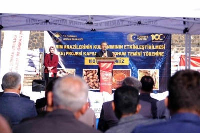 İdil&rsquo;de 107 ton kırmızı mercimek tohumu dağıtıldı