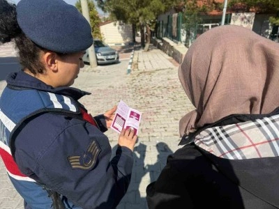 İhsaniye&rsquo;de jandarmadan bilgilendirme &ccedil;alışması