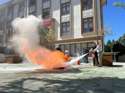 Müftülük personeline afet ve yangın farkındalık eğitimi