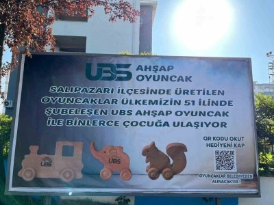 İlçede çocuklara ücretsiz QR kodla oyuncak sürprizi