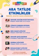 İneg&ouml;l AVM, Kasım ayı etkinlik programını duyurdu