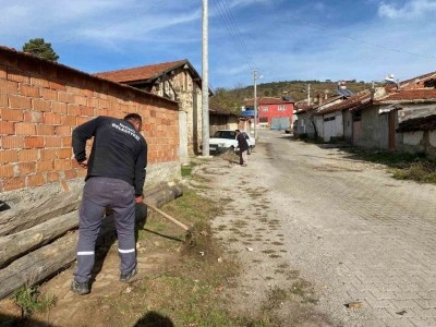 İn&ouml;n&uuml;&rsquo;n&uuml;n dış mahallelerinde temizlik &ccedil;alışması