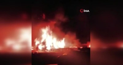 İran’da LPG dolum tesisinde korkutan yangın: 9 yaralı