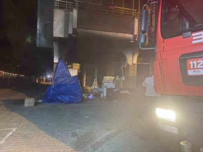 Dumanlar apartmanı sardı panik yaşandı